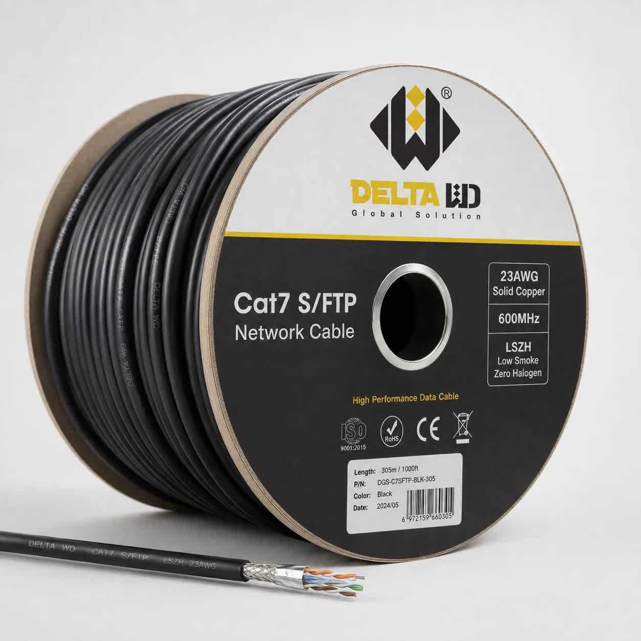 کابل شبکه Cat7 S/FTP دلتا